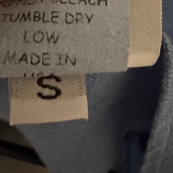 Habitat 100%  Blue Linen Shell size small - Picture 5 of 6